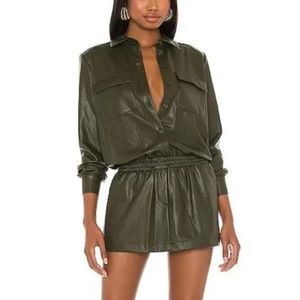 Amanda Uprichard NWOT Leather Fritzi Dress